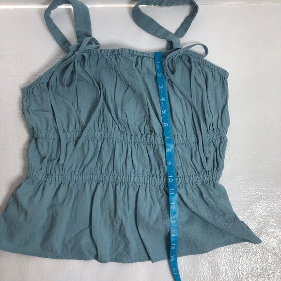 Universal Thread Goods Crop Tank Top Womens Size Large Blue - Picture 3 of 8